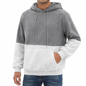 Sweat à capuche brodé en molleton polycoton épais 2026, respirant, anti-plis, écologique, style streetwear USA - Product Image 1
