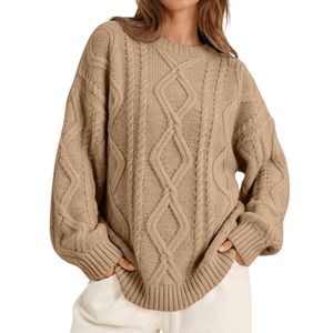 Suéteres Casuales de Moda para Mujer, Gris, Mezcla de Lana, Manga Raglán Negra, Cuello Redondo en Contraste, Corte Curvo - Product Image 4