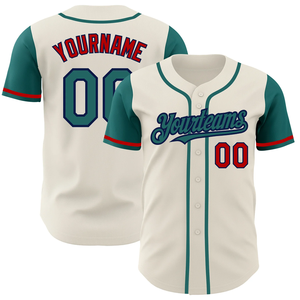 Camiseta de Béisbol Personalizada para Hombre, Manga Corta, Cuello con Sublimación, Nombre y Número Impresos, Absorbe la Humedad, 220g, 100% - Product Image 6