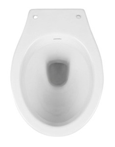 Inodoro de Cerámica EWC con Sifón en P, de Una Pieza, Moderno, con Doble Descarga, para Baños de Villas, Escuelas y Hoteles - Product Image 4