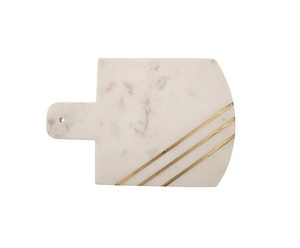 Elegante tabla de cortar de mármol para uso decorativo y funcional en la cocina, que mejora el área de preparación de alimentos. - Product Image 4