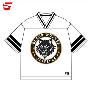 Camiseta de Béisbol Retro Personalizada, 100% Poliéster, Cuello en V, Estilo Vintage, para Deportes de Equipo, Sublimada y Bordada, Venta al Por Mayor de Fábrica OEM - Product Image 3