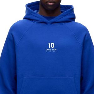 เสื้อฮู้ดดี้โอเวอร์ไซส์ผู้ชาย ผ้าคอตตอนผสมเนื้อหนา ทรงหลวม แขนยาว สวมใส่สบาย เหมาะสำหรับกิจกรรมกลางแจ้ง แฟชั่นลำลอง - Product Image 3