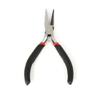 Kit de pinces à bijoux anti-dérapantes à poignée noire professionnelle outils d'épissage et de fixation multi-types pour la conception de bijoux à bricoler soi-même - Product Image 3