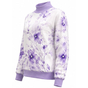 Best Quality Women Mock Neck Sweatshirt Lightweight <b>Fleece</b> Sweatshirt For Winter Fashion Wholesale Women Mock Neck Sweatshirt - Product Image 2