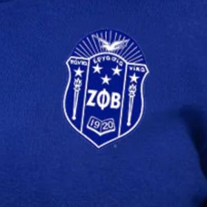 Conjunto de Falda Azul Rey Zeta Phi Beta para Mujer, Conjunto de Dos Piezas de Punto Bordado con Letras Griegas, Atuendo Casual Elegante - Product Image 3