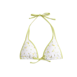 Traje de Baño Bikini de Dos Piezas con Volantes para Mujer, Top con Tirantes Ajustables y Pantalones Cortos de Cintura Alta para Marca Privada, OEM, ODM, Suministro al por Mayor - Product Image 2