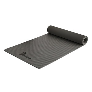 Tapete de Yoga Negro Texturizado, Acolchado, Antideslizante, para Práctica en Casa o Estudio - Product Image 4