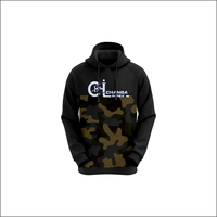 Sweat à capuche imprimé Horizon Classic - Titan Comfort Wear Elevate Street Essential 100% polyester unisexe