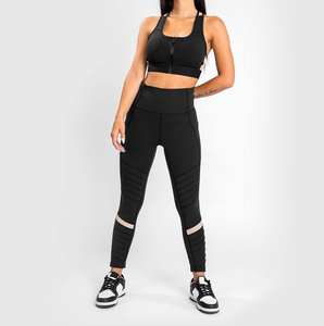 Conjunto Deportivo para Mujer, Top Deportivo con Espalda Descubierta, Leggings de Cintura Alta, Pantalones Estampados con Elasticidad en Cuatro Direcciones, para Yoga, Fitness y Gimnasio - Product Image 1