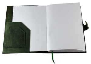 Handmade Green Buffalo Leather Journal Refillable Unlined Travel <b>Diary</b> Blank Pages For <b>Notebooks</b> - Product Image 3