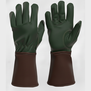 Gants de soudage de qualité supérieure, robustes, protection industrielle durable, cuir de vachette renforcé, respirants, lisses - Product Image 1