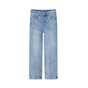 Jean en denim décontracté pour homme, respirant, léger, multi-poches, coupe droite, style urbain imprimé, pour l'automne et l'hiver - Product Image 3