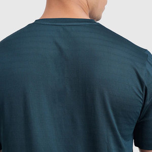 Camiseta de Corte Regular para Verano, Gimnasio, Ejercicio, Fisicoculturismo, Cuello Redondo, Manga Corta, Logotipo Personalizado, Ecológica, Transpirable, 100% Algodón - Product Image 6