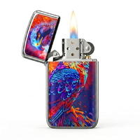 Briquet rechargeable 2026 Falcon X avec bobine chauffante électrique USB intégrée, accessoire de fumeur coupe-vent