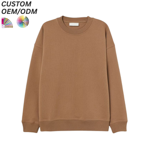 Sudadera de Cuello Redondo para Hombre, de Algodón, Informal, para Uso Diario, Bordada, Digital, Sólida, con Logotipo Personalizado, Soporte OEM ODM para Marca - Product Image 1