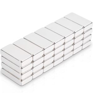 Barre magnétique rectangulaire en néodyme, aimants en néodyme <span class=keywords><strong>extra</strong></span> puissants, aimants robustes, petits aimants puissants pour l'artisanat et la cuisine - Product Image 1