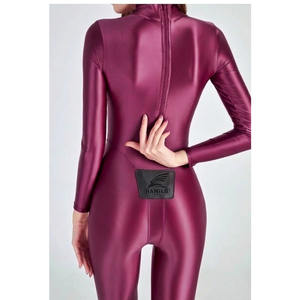 Tenue de danse en spandex brillant de qualité supérieure pour femmes – Confortable, durable, service OEM de pointe pour la gymnastique et les spectacles de danse - Product Image 4