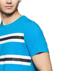 T-shirt Homme Col Rond 100% Coton Bio Tendance Prix Usine Personnalisable Fabrication OEM à Bas Prix T-shirt Mode Homme - Product Image 4