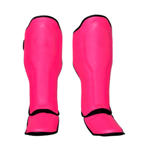 Protections de tibia rembourrées réglables pour arts martiaux MMA et Muay Thai avec protection du cou-de-pied pour le kickboxing - Product Image 1