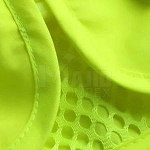 Gilet de sécurité réfléchissant personnalisé pour hommes, noir, jaune et orange, haute visibilité, avec logo et poches - Product Image 3