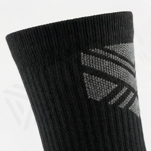Black Crew <b>Socks</b> Solid Color Breathable Knitted Spandex Polyester Adult Casual Daily Wear Summer Standard <b>Thickness</b> - Product Image 4