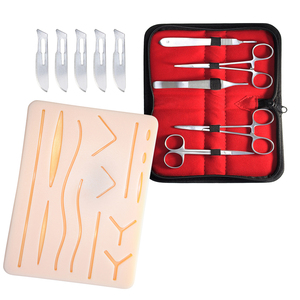 Kit de Entrenamiento de Sutura Quirúrgica Profesional, Kit de Examen Médico de Acero Inoxidable con Almohadilla de Práctica, Certificado CE Clase I - Product Image 5