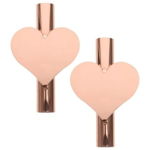 Luxury Heart Shape Metal Flower Vase Gold Finish Romantic Wedding <b>Table</b> Centerpiece Elegant Floral Holder for Premium Event Deco - Product Image 2