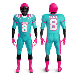 Top Design Team Wear American Football Uniform Unisex New Arrival Breathable 100% Polyester Short Sleeve <b>Cheap</b> Price OEM - Product Image 5