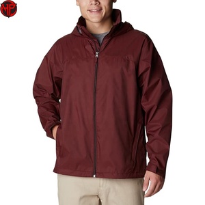 Personnalisez votre propre veste coupe-vent pour homme en toile, col montant, imperméable, style sportswear, à capuche, style streetwear, Windrunner - Product Image 1