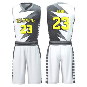 Maillot de basketball d'usine confortable, uniforme d'équipe personnalisé, léger, séchage rapide, vêtements de sport respirants, vente en gros pour hommes - Product Image 5