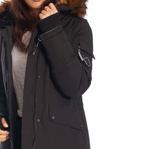 Parka longue d'hiver pour femme, fermeture éclair, imperméable, respirante, coupe-vent, légère, matériaux isolants, chaleur toute la journée, tendance - Product Image 5