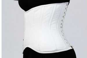 New OEM ODM Women's <b>Gothic</b> Wedding Breathable Quick Dry High Compression Canvas Underbust Waist Trainer Fashioned Bust Front - Product Image 3