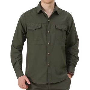 Custom Unisex Long Sleeve Camouflage <b>Safari</b> <b>Shirts</b> UPF 50+ Waterproof Lightweight Quick Dry Cooling Hiking Fishing UV Sun - Product Image 4