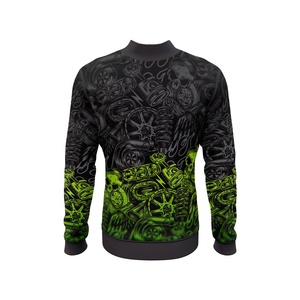 Sudadera de poliéster de alta calidad con cremallera 1/4 y manga larga para hombre, sudaderas con capucha de talla grande con logotipo personalizado impreso para invierno - Product Image 6