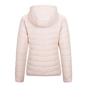Chaqueta Acolchada Ligera y Plegable para Mujer con Capucha, Chaqueta de Invierno Acolchada, Abrigo Cálido y Aislante para Clima Frío, Informal para Exteriores - Product Image 3