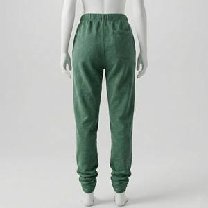 กางเกงวอร์มเอวกลางทรงสแต็ค ย้อมสีแบบวินเทจ สีสั่งทำพิเศษ ผ้าฝ้ายหนานุ่ม กางเกงจ็อกเกอร์ทรงทางการ ยาวพิเศษ ล้างสีแบบแอซิดวอช - Product Image 4