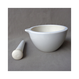 Natural White Marble Herb Crusher and <b>Pestle</b> Set Artisan Kitchen Grinding Tool Sustainable Indian Export Factory Supply Price - Product Image 3