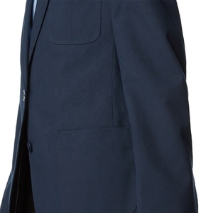 Compre Blazers Escolares Personalizados de Nuevo Estilo, Modelo de Dos Bolsillos, Hermosas Blusas Azules para Escuela Secundaria, 100% Algodón, Unisex para Adultos - Product Image 5