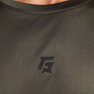 Custom Gym Workout Vest Muscle Training Tank Top Cotton Breathable Crew Neck 180g Stringer <b>Singlet</b> <b>Men</b> Women - Product Image 5
