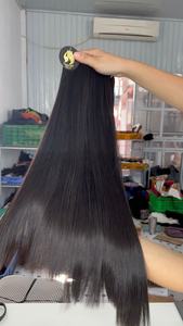 Perruque brésilienne lisse 100% naturelle, cheveux non traités, couleur naturelle, 10a - Product Image 5