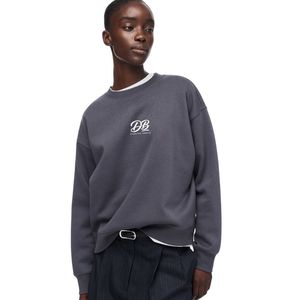 Sweat-shirt à col rond pour femme, manches longues, en molleton décontracté, confortable pour le quotidien, vêtements de sport, mode, OEM ODM en gros - Product Image 5