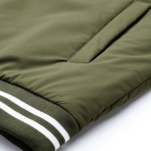 Custom Front Crew Neck Winter Breathable Eco-Friendly Wool Varsity Jacket Custom Color Regular Sleeve OEM Service High Street - Product Image 5