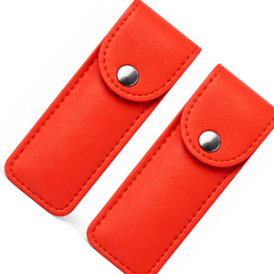 Pochette de transport compacte pour outils de beauté, 2 pièces, avec construction durable, fermeture sécurisée et pochettes pratiques pour pinces à cils - Product Image 2