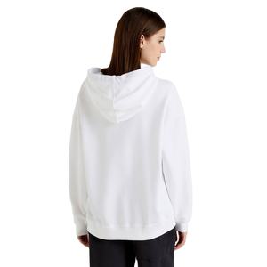 XL Size Women's Winter <b>Mid</b>-<b>Layer</b> Fleece Pullover Hoodie 60% Cotton 40% Polyester Casual Front Pouch Active Bottoms Streetwear - Product Image 3