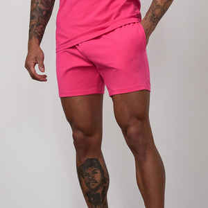 Shorts de sport décontractés pour hommes, longueur genou, été-automne, séchage rapide, respirants, écologiques, avec cordon de serrage, confortables, couleur unie, en toile - Product Image 1