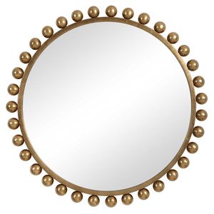 Espejo de pared decorativo de metal para decoración de interiores de salas de estar de lujo y accesorios de estilo moderno para el hogar - Product Image 3