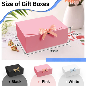 Boîte cadeau rigide en papier recyclé de luxe TH CBB-562 avec fermeture à ruban pour cosmétiques, parfums - Conception personnalisée, surprise personnalisée - Product Image 2