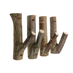 Poignée rustique artisanale en bois de chêne en forme de branche d'arbre - Vente en gros - Product Image 2