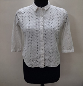 Chemise en coton pour femmes, tissu doux et respirant, design personnalisé, fournisseur en gros - Product Image 2